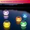 Edge Collections – Outdoor Solar Rechargeable Floating Pool Lights, IPX7 Waterproof – 1 Piece
